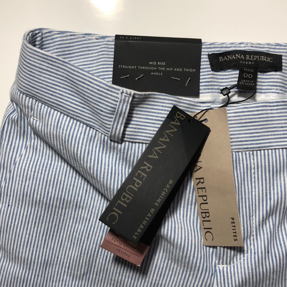 NWT Banana Republic washable linen pants
